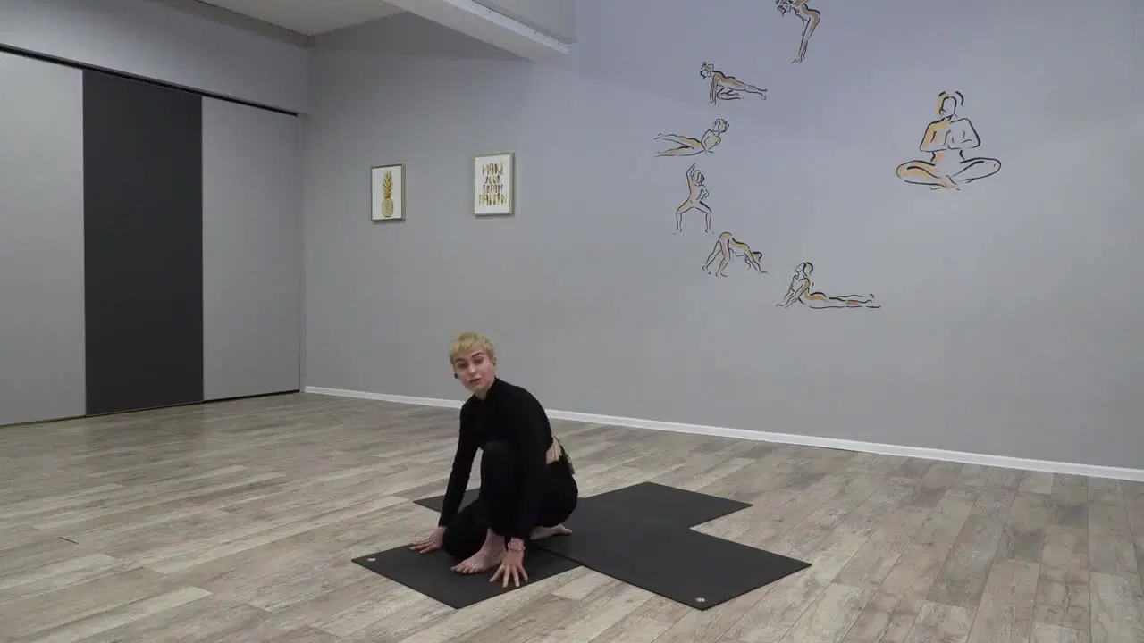 Kadr z treningu Body Art - płynna joga i stabilizacja