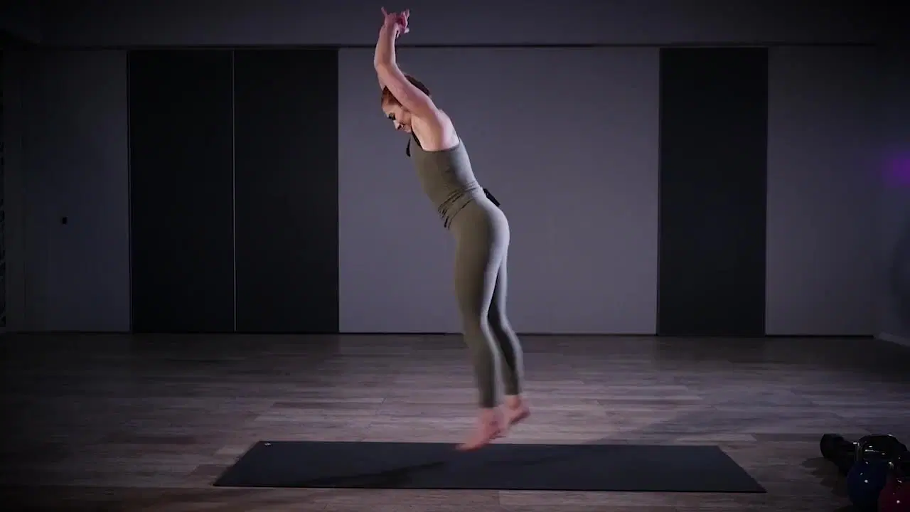 Kadr z treningu Trening siłowy Ola - obwód siłowy z ciężarkami i kettlebell