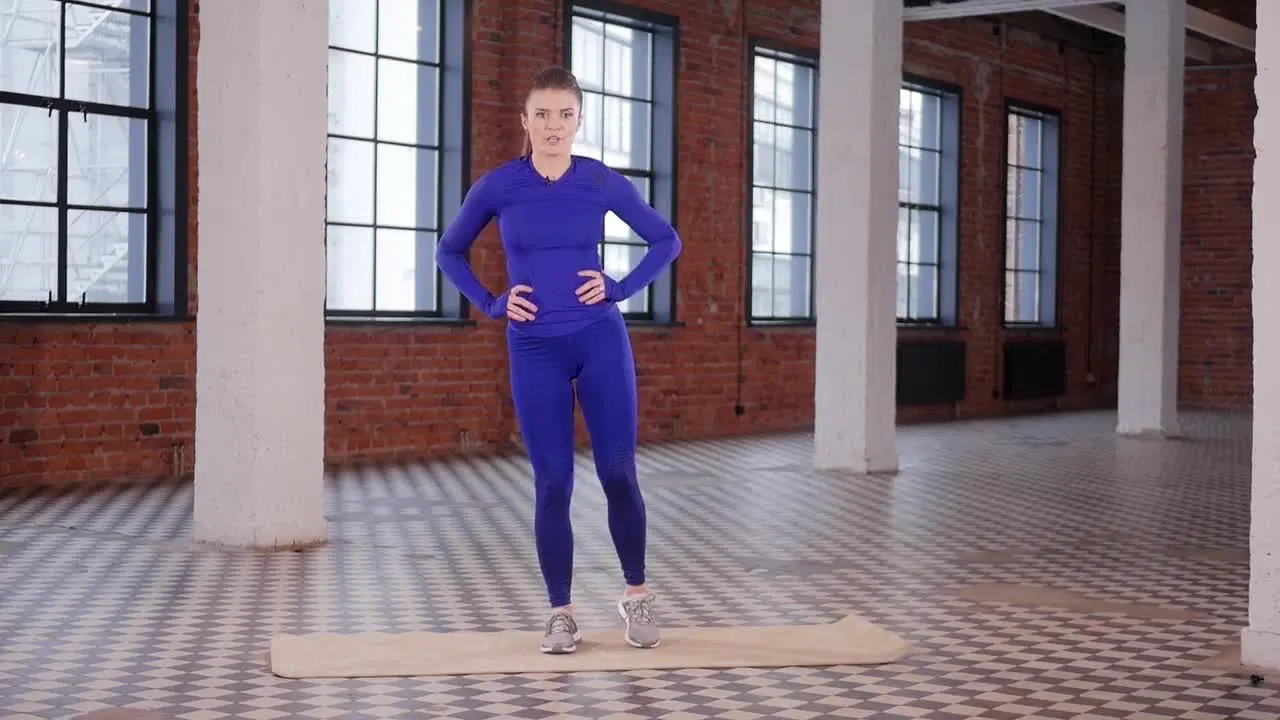 Kadr z treningu Łagodne cardio z piłką