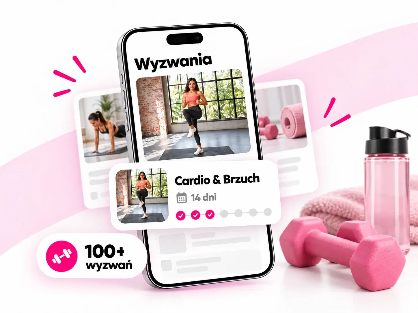 Wyzwania FitAnki i plan Cardio & Brzuch