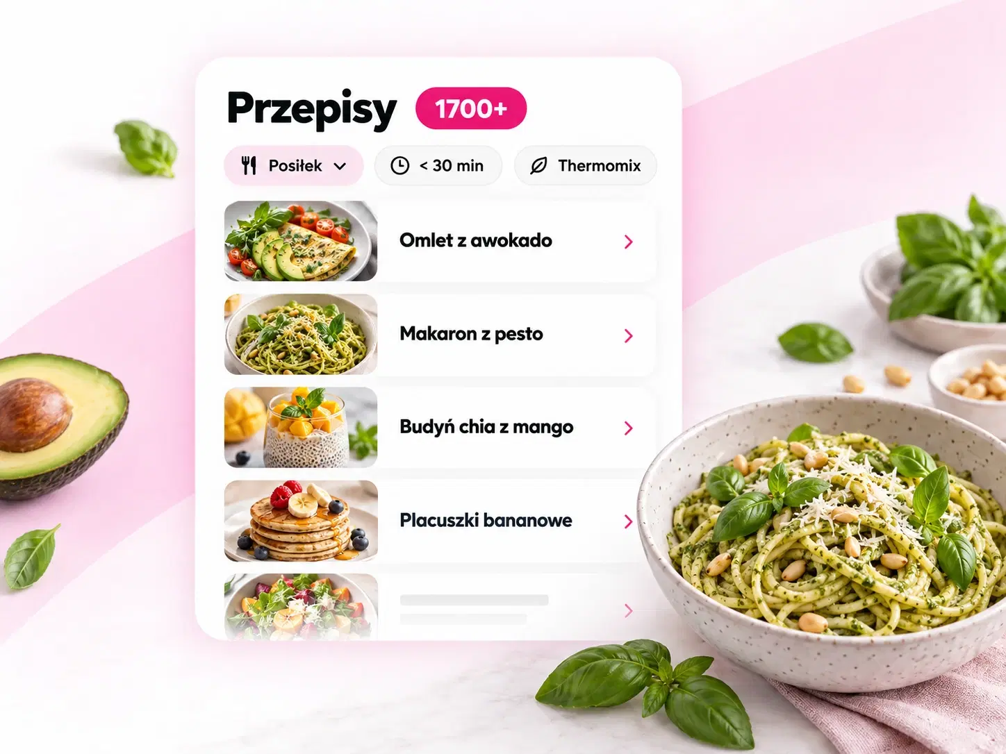 Przepisy, filtry i pomysły na posiłki